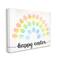 Stupell Industries Happy Easter Phrase Patterned Egg Rainbow Canvas Wall Art
